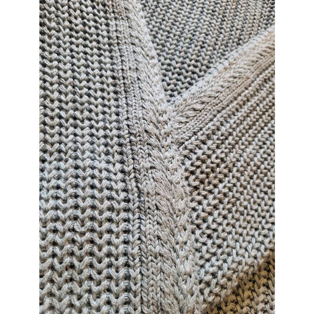 Garnet Hill Cardigan Sweater Women's Large Tourmaline Maren Organic Cotton Linen - Picture 6 of 6